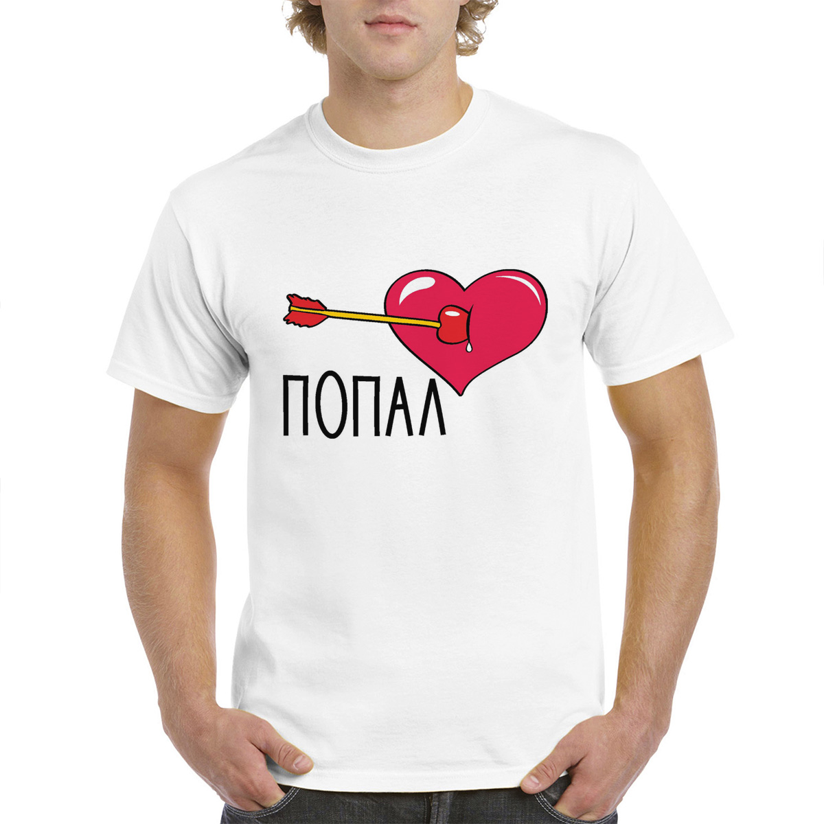 

Футболка унисекс CoolPodarok M0114090 белая 52 RU, Белый, M0114090
