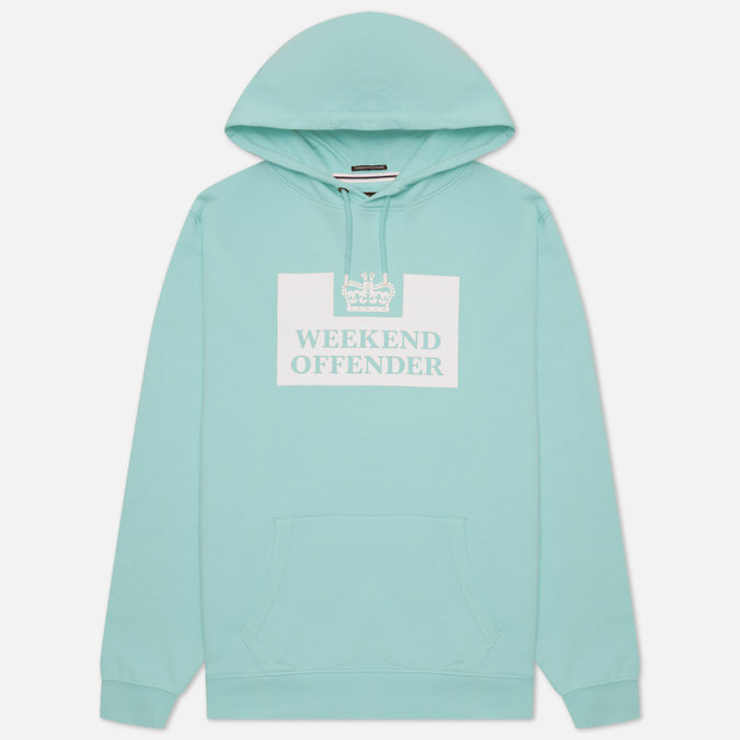 

Худи мужское Weekend Offender HDSS2208-AQUA зеленое S, HDSS2208-AQUA