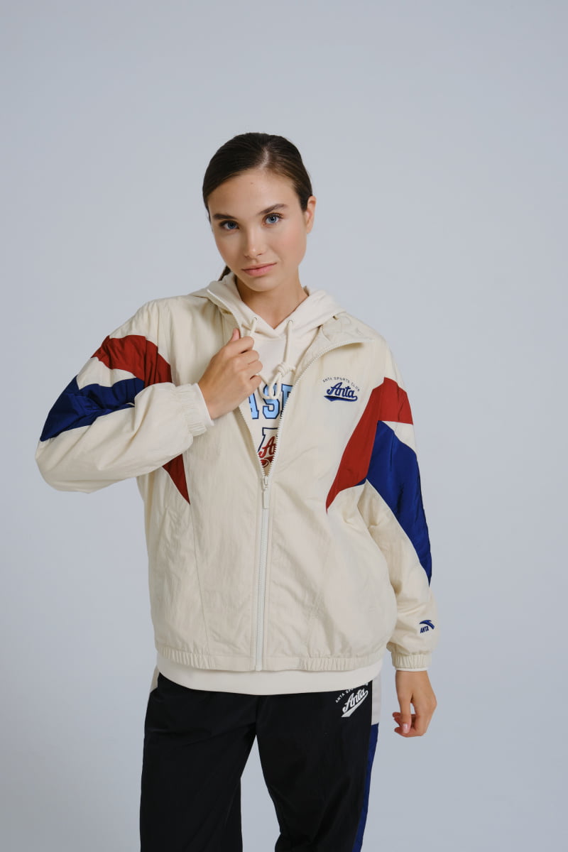 Ветровка женская Anta Vintage sports 862338606 белая XL