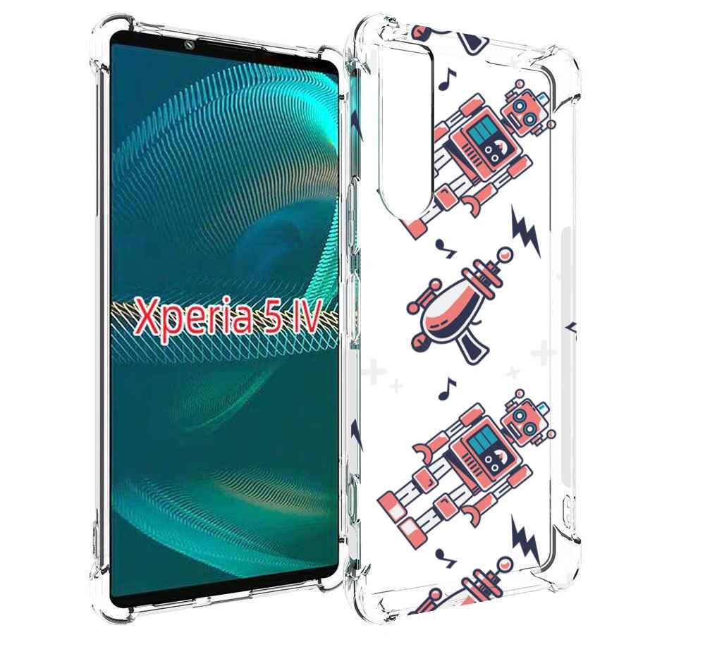 

Чехол MyPads мини-роботы для Sony Xperia 5 IV (5-4), Прозрачный, Tocco