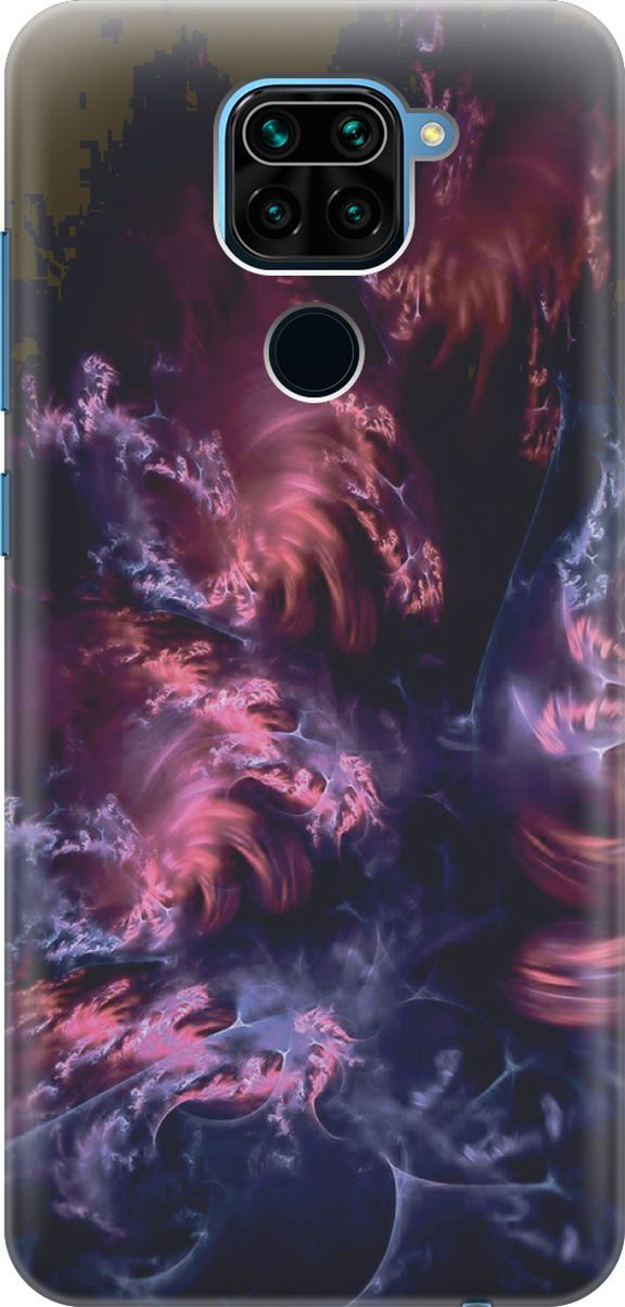 

Чехол на Xiaomi Redmi Note 9 "Розово-фиолетовые молнии", Розовый;фиолетовый, 6336