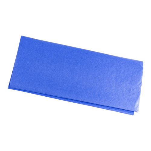 Бумага упаковочная тишью 50 x 66 см Азалия Декор синяя 10 шт