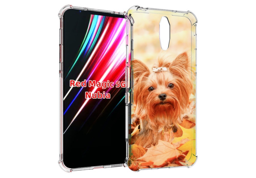 

Чехол MyPads еркширдскии терьер иорк для ZTE Nubia Red Magic 1 5G, Прозрачный, Tocco