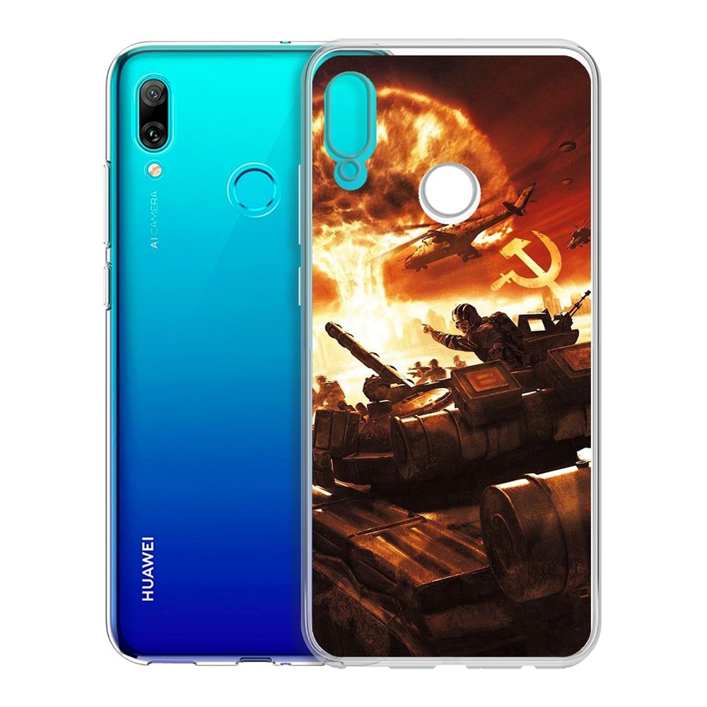 

Чехол-накладка Красная Угроза для Huawei P Smart (2019)/Honor 10 Lite (2019), Прозрачный