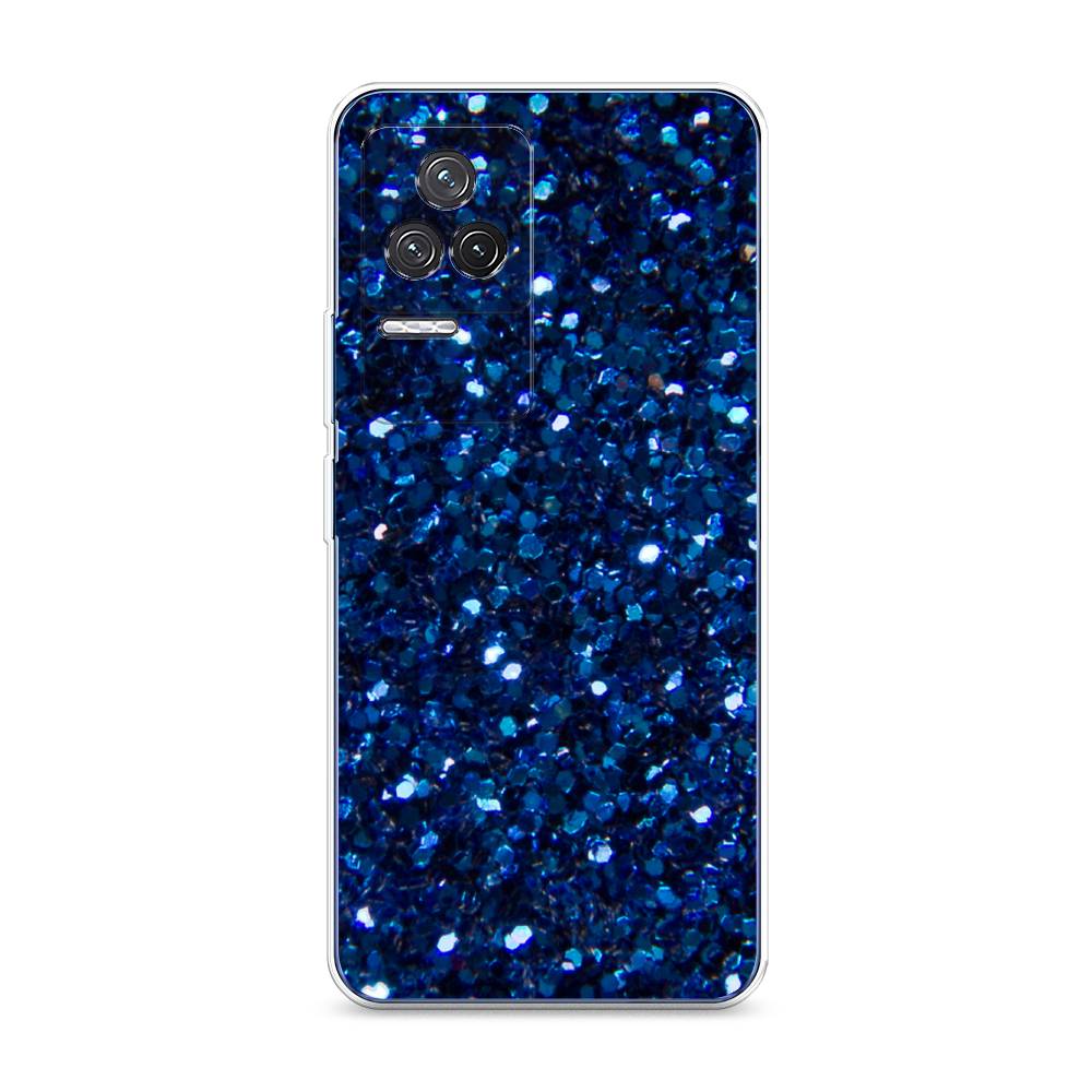 

Силиконовый чехол "Синие блестки рисунок" на Xiaomi Redmi K50