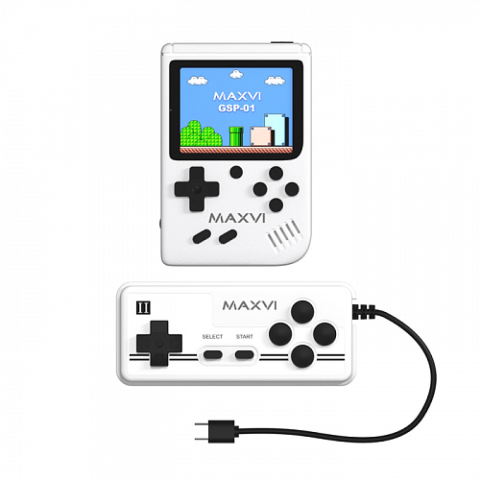 

Приставка 8bit Maxvi GSP-01 для Dendy, 500 игр, GSP-01