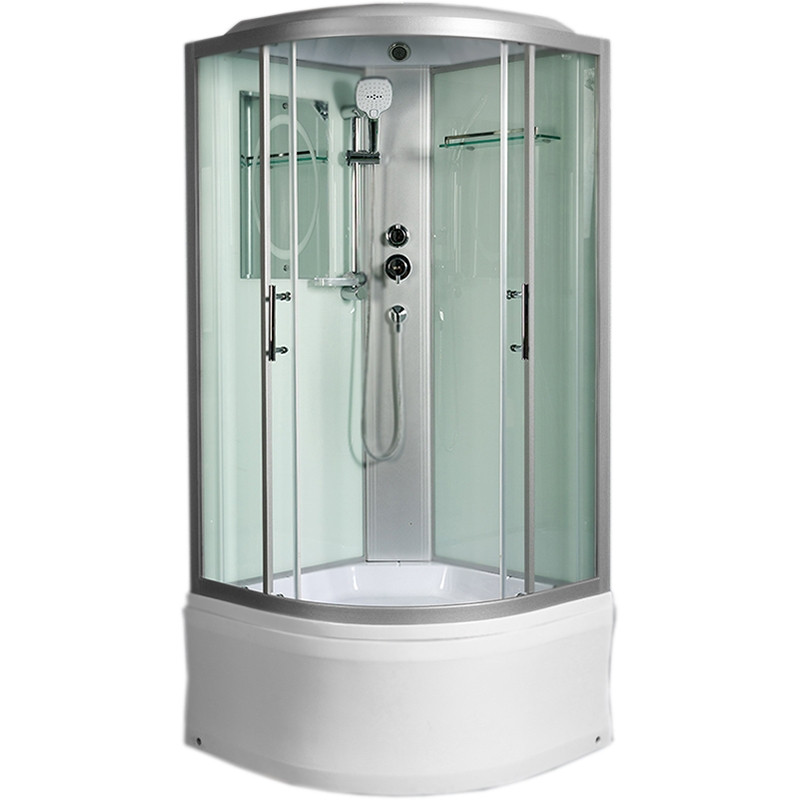 

WeltWasser WW500 Halle 902 90x90, профиль хром, закаленное стекло 5 мм
