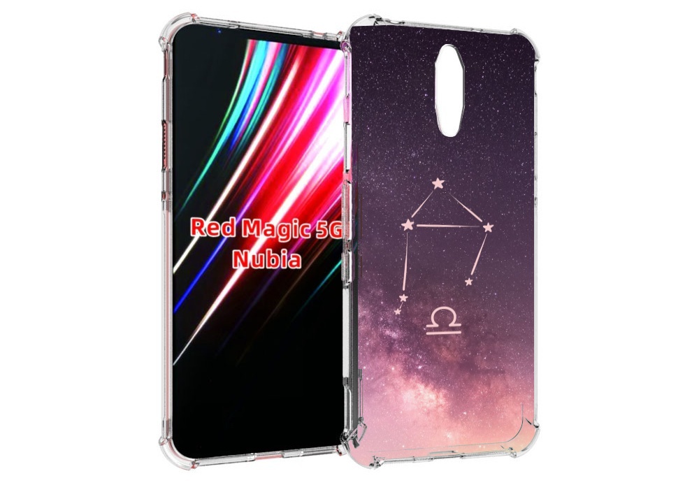 

Чехол MyPads знак зодиака весы 4 для ZTE Nubia Red Magic 1 5G, Прозрачный, Tocco