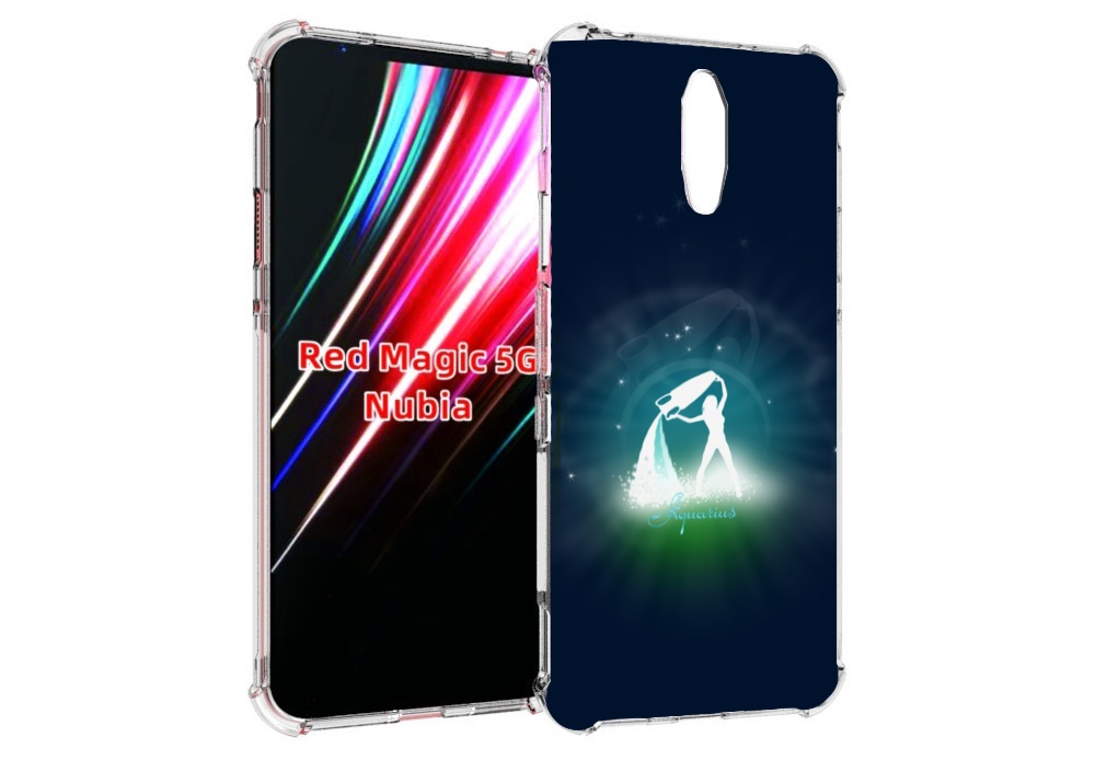 

Чехол MyPads знак зодиака водолеи 1 для ZTE Nubia Red Magic 1 5G, Прозрачный, Tocco