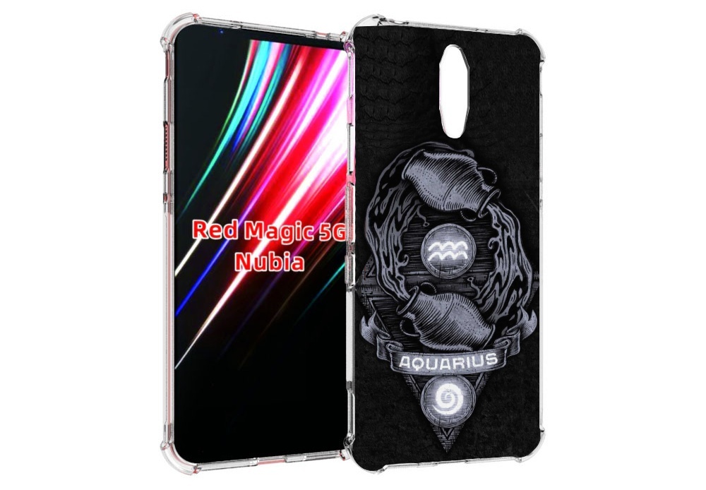 

Чехол MyPads знак зодиака водолеи 6 для ZTE Nubia Red Magic 1 5G, Прозрачный, Tocco