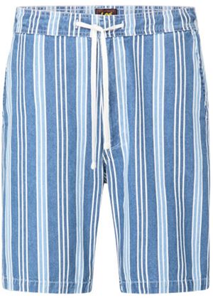 фото Джинсовые шорты мужские lee drawstring short indigo голубые 34