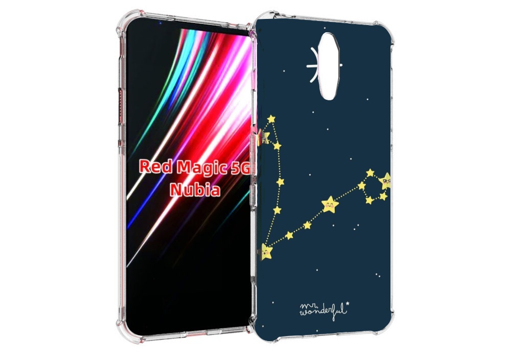 

Чехол MyPads знак зодиака рыбы 1 для ZTE Nubia Red Magic 1 5G, Прозрачный, Tocco