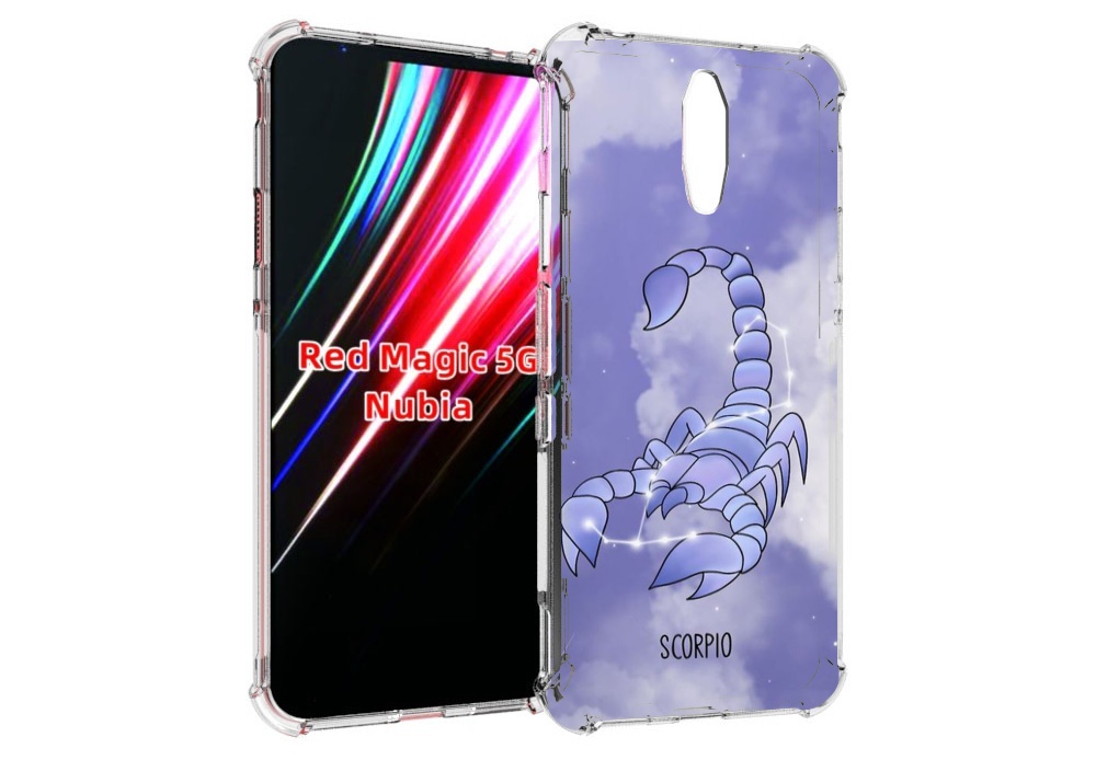 

Чехол MyPads знак зодиака скорпион 2 для ZTE Nubia Red Magic 1 5G, Прозрачный, Tocco