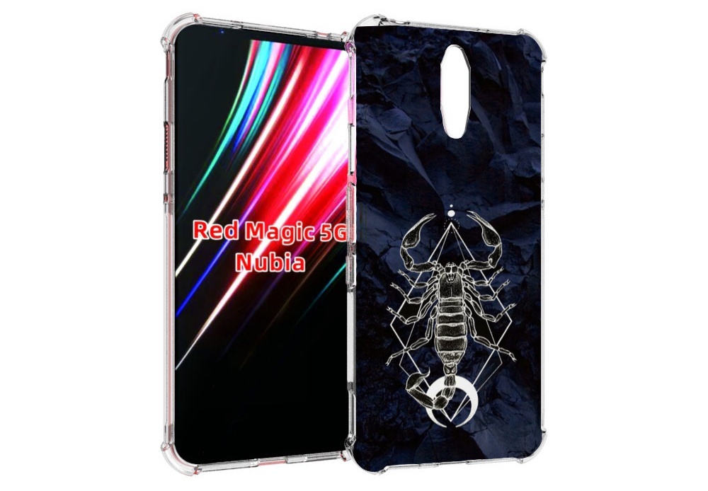 

Чехол MyPads знак зодиака скорпион 3 для ZTE Nubia Red Magic 1 5G, Прозрачный, Tocco