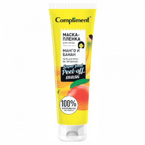 

Маска-пленка для лица Compliment SuperFood Манго и банан матирование 100 мл