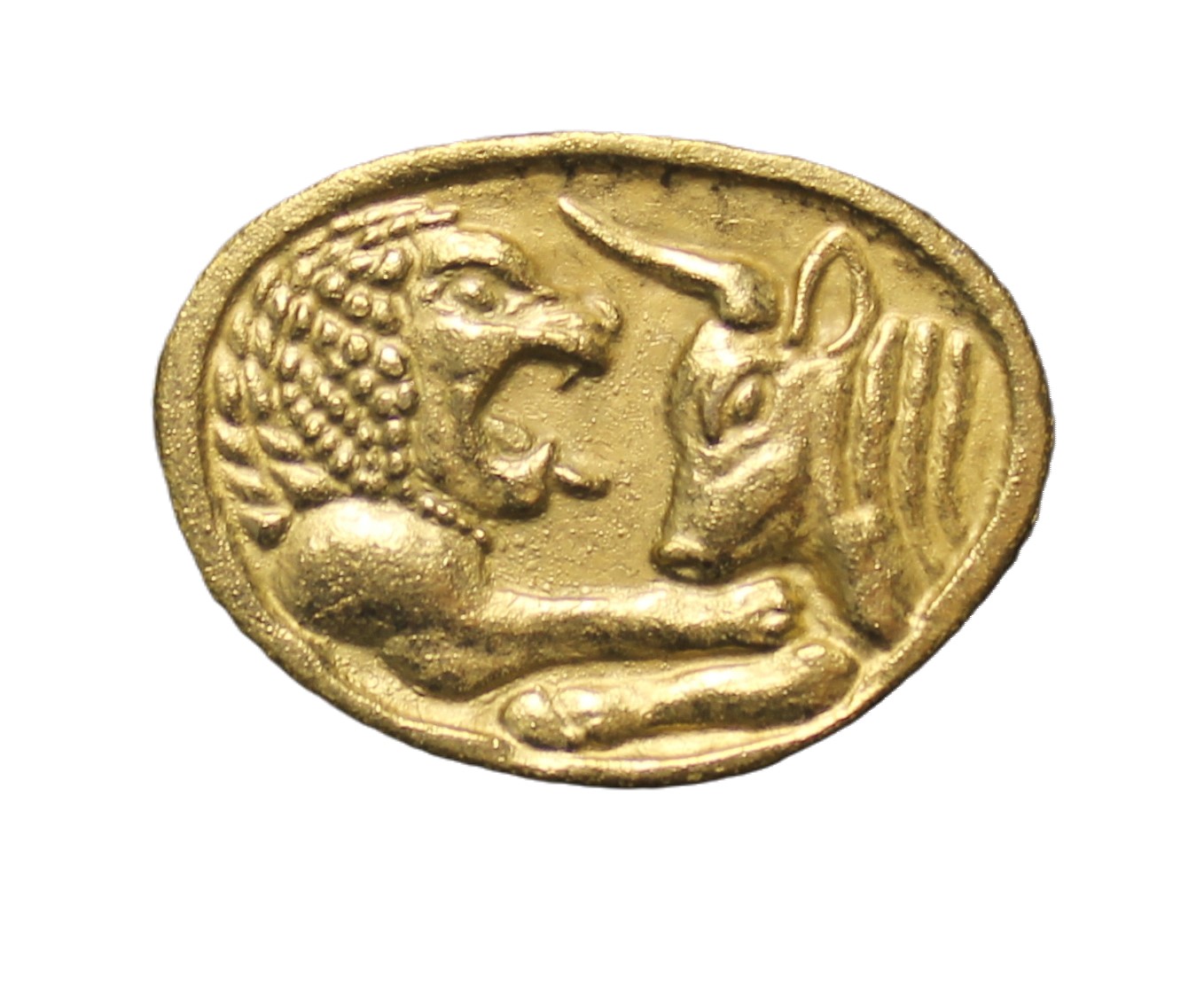 Сувенирная монета 1toy Золото магнитного моря Лев и бык