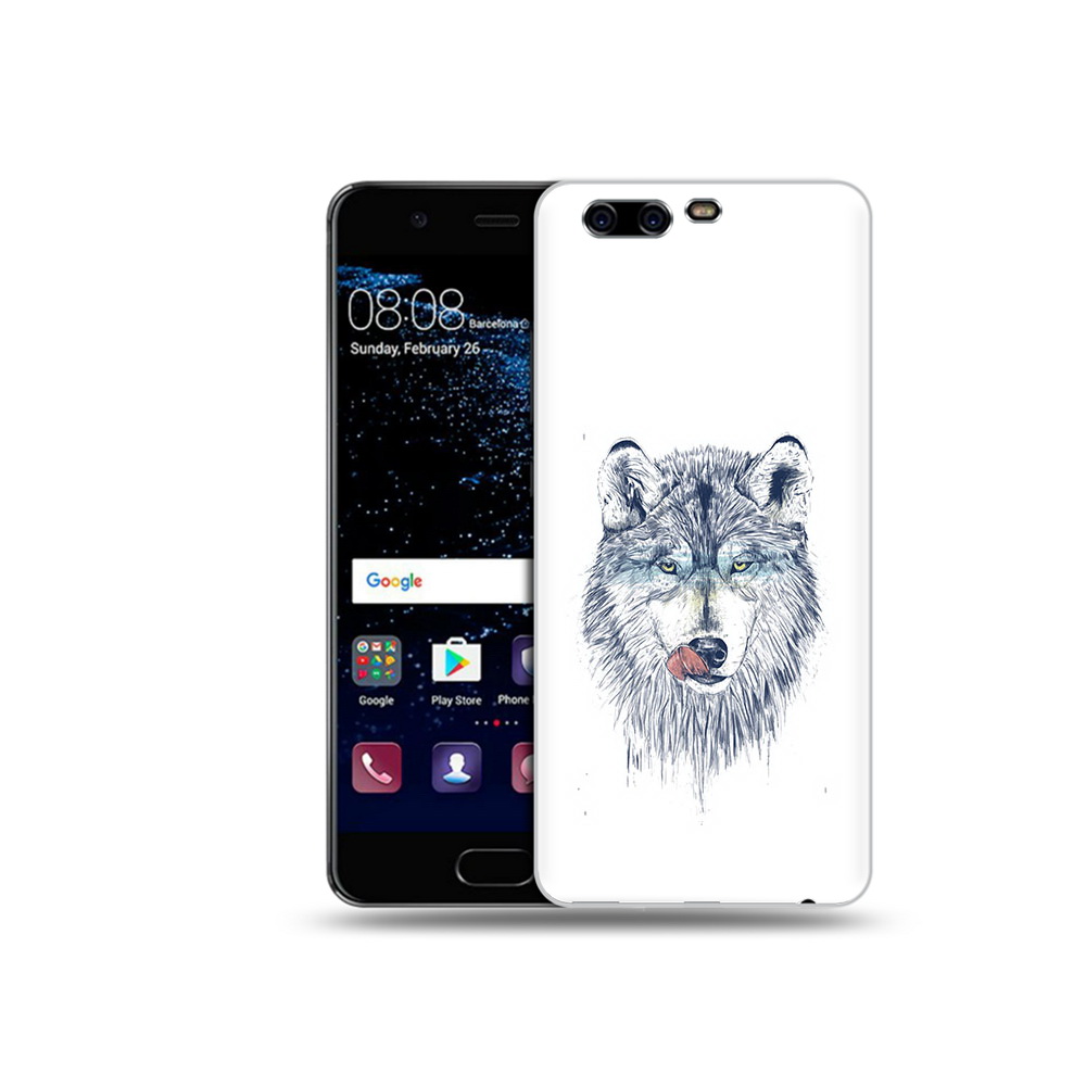 

Чехол MyPads Tocco для Huawei P10 голодгый волк (PT60870.50.292), Прозрачный, Tocco