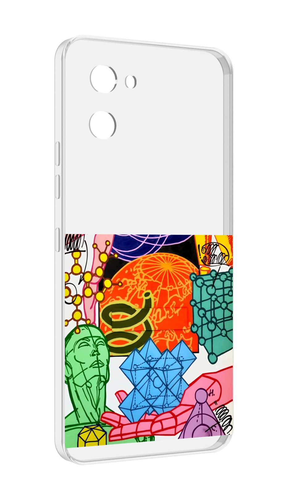 

Чехол MyPads физика-химия для UMIDIGI G1, Прозрачный, Tocco