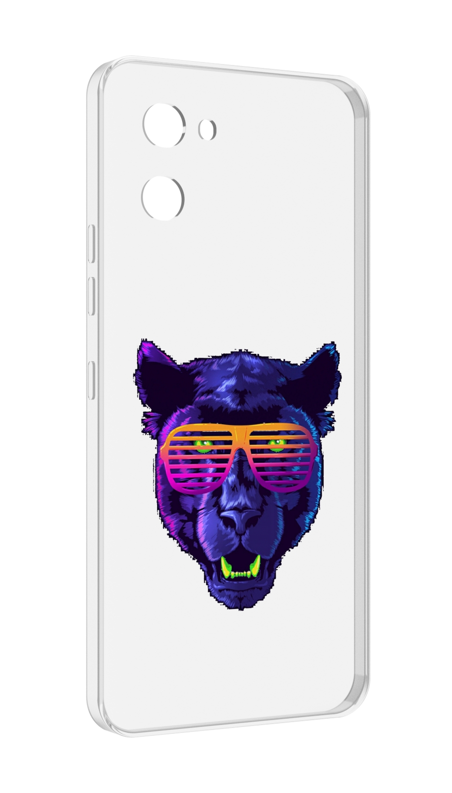 

Чехол MyPads фиолетовая пума в очках для UMIDIGI G1, Прозрачный, Tocco