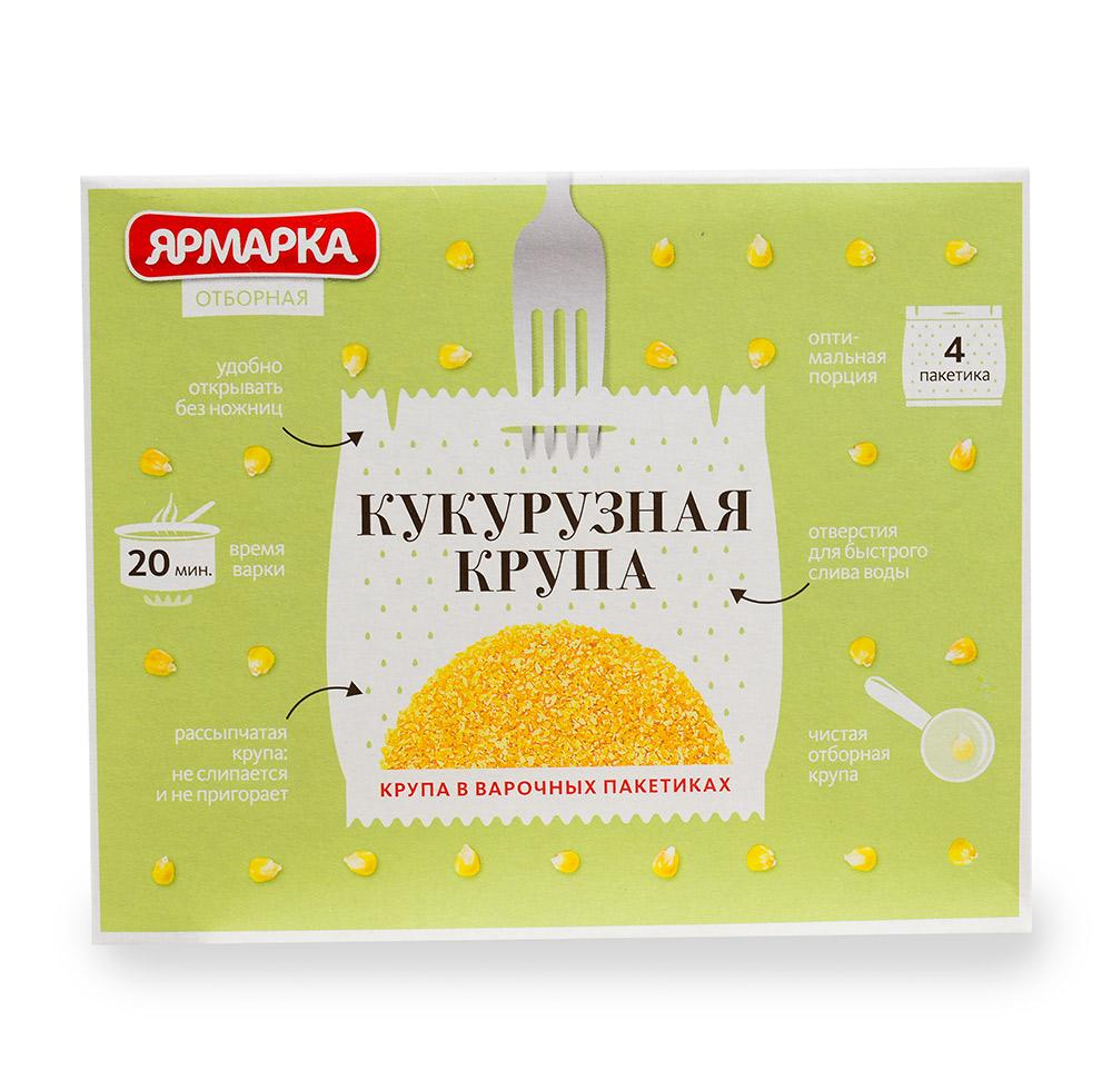 

Крупа кукурузная Ярмарка в пакетиках 62,5 г x 4 шт