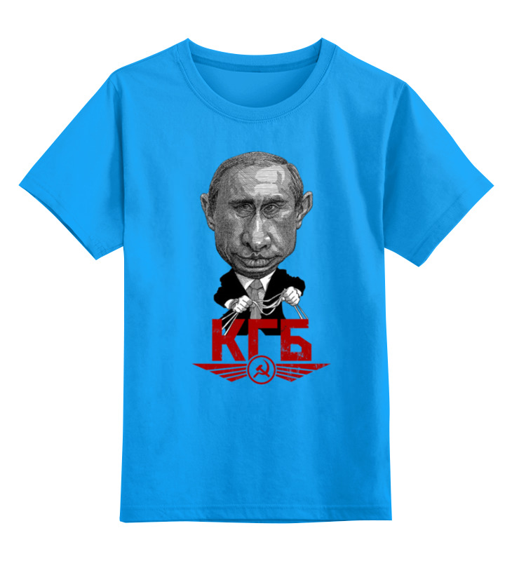 

Футболка детская Printio Putin цв. голубой р. 116, Putin