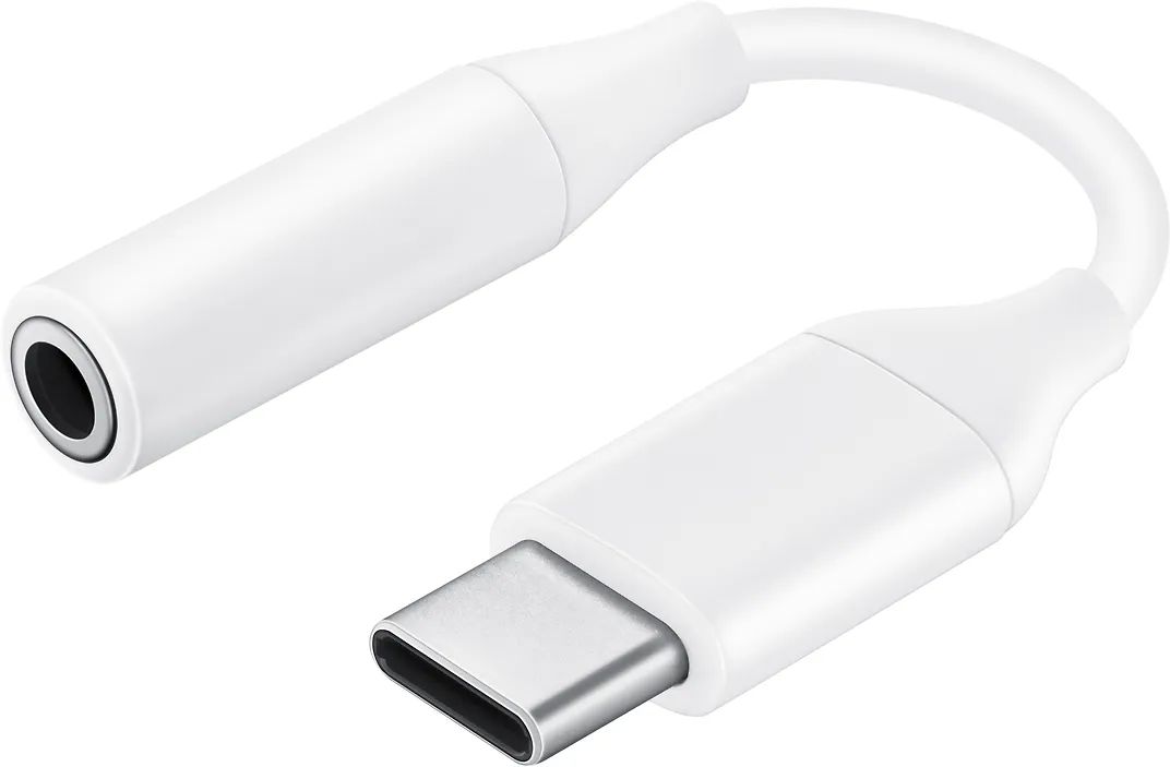 Переходник Samsung USB Type-C - Jack 3.5 белый