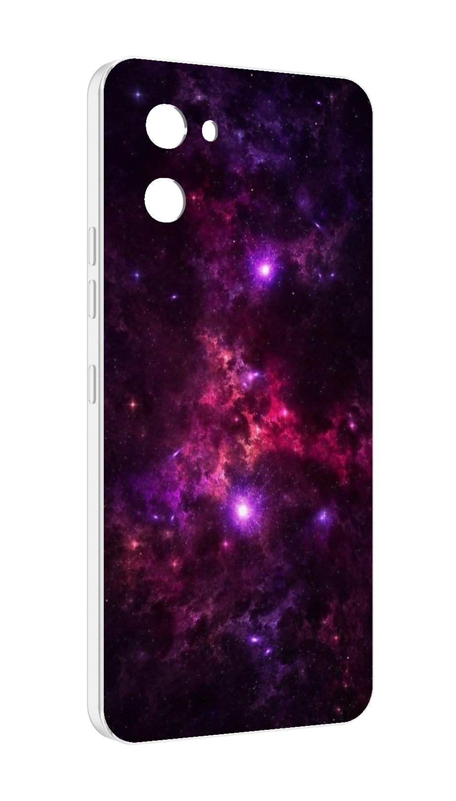

Чехол MyPads фиолетовый-космос-с-облаками для UMIDIGI G1, Прозрачный, Tocco