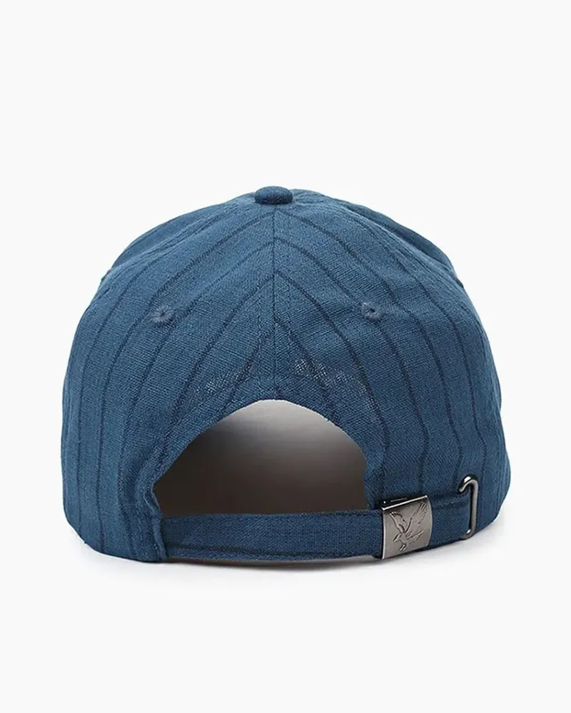 Бейсболка мужская Lyle&Scott Pinstripe Baseball Cap apres navy, one size