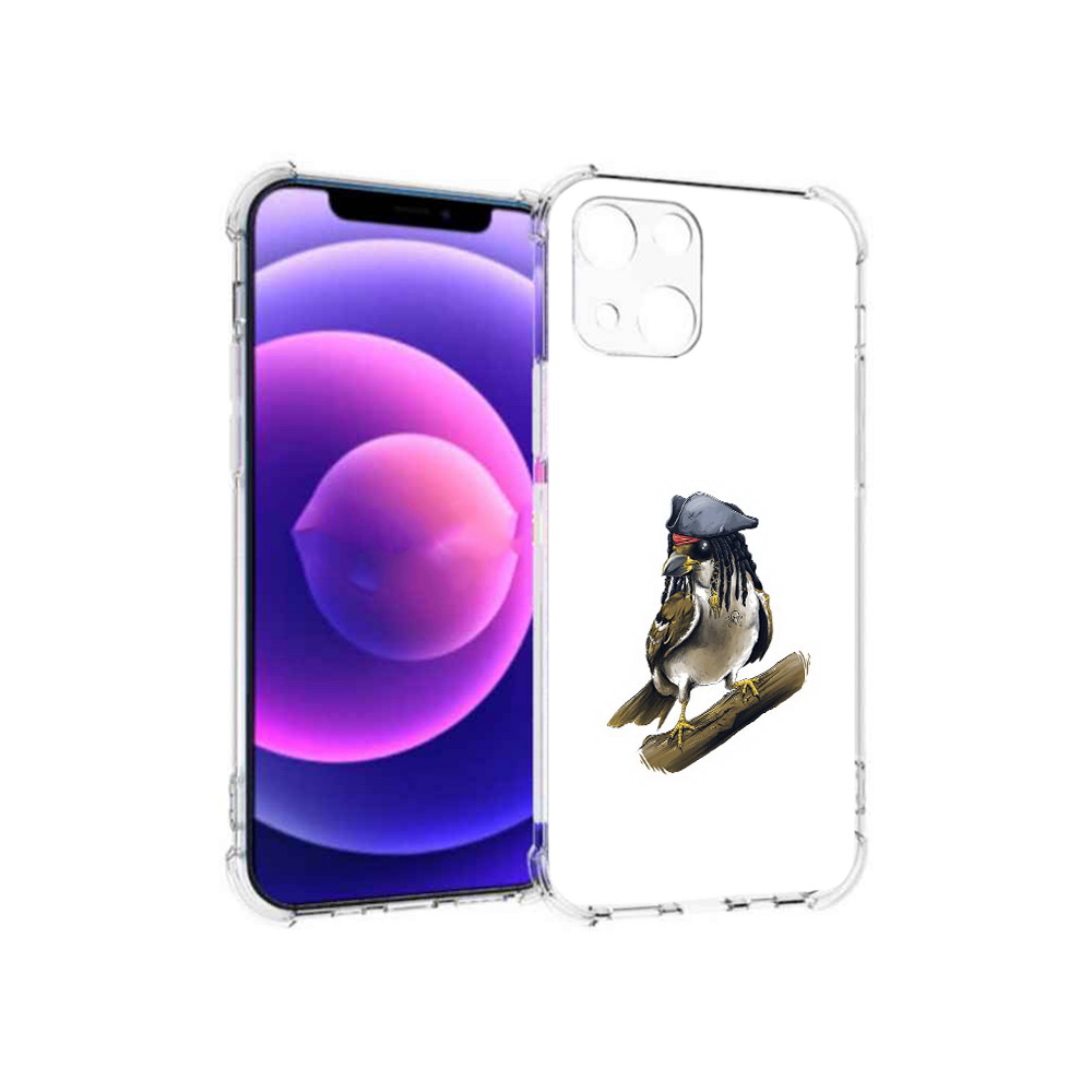 

Чехол MyPads Tocco для Apple iPhone 13 mini Джек воробей (PT162959.608.65), Прозрачный, Tocco