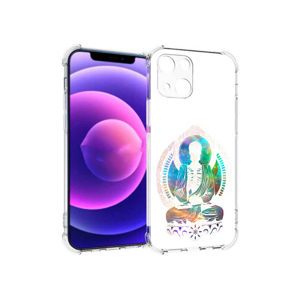 

Чехол MyPads Tocco для Apple iPhone 13 mini умный скелет (PT162959.608.653), Прозрачный, Tocco