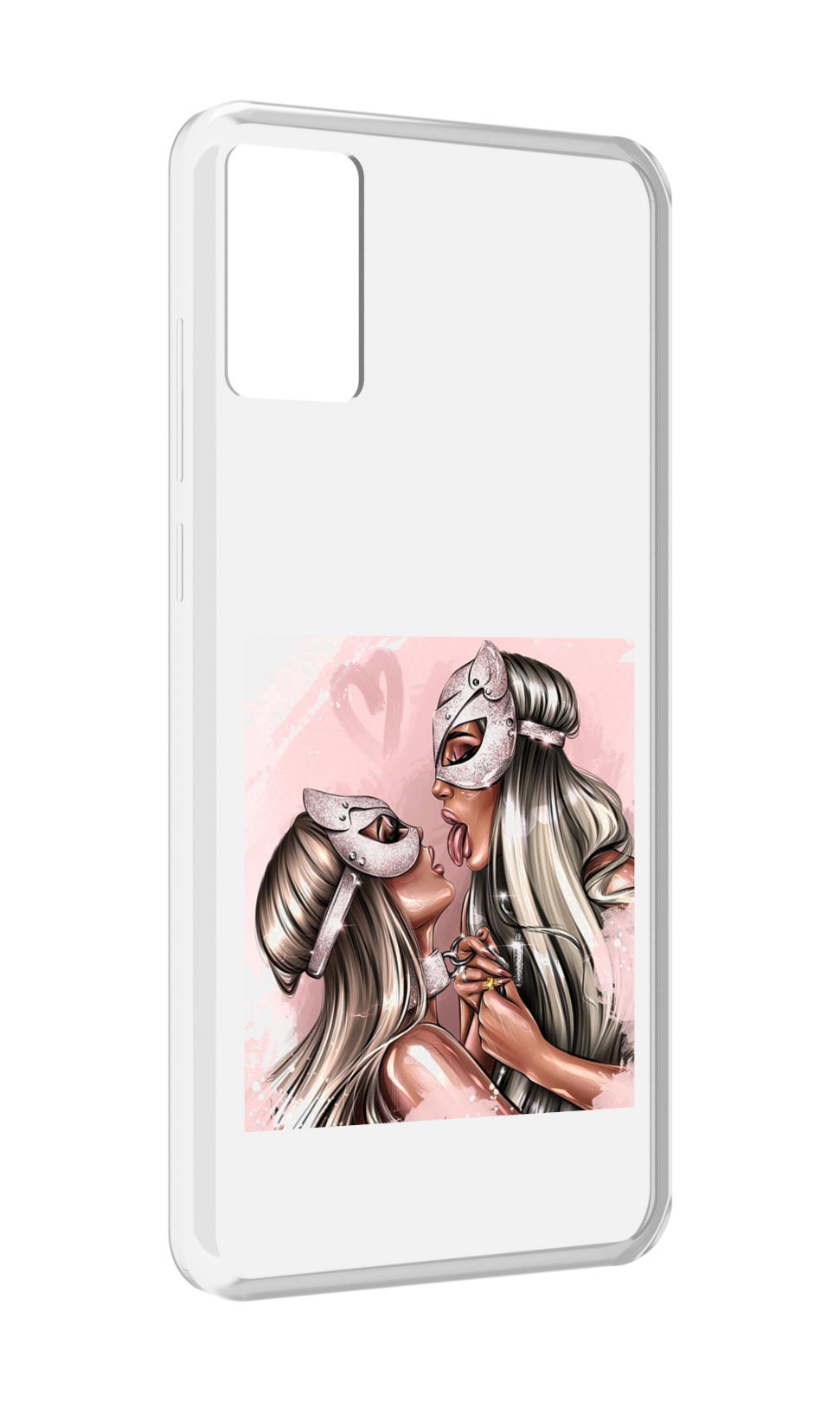 

Чехол MyPads девушки-поцелуй женский для CUBOT P50, Прозрачный, Tocco