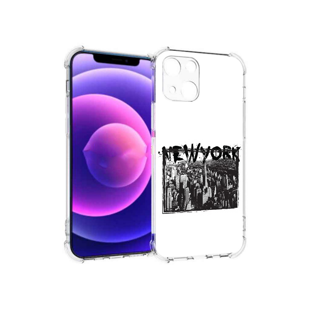 

Чехол MyPads Tocco для Apple iPhone 13 mini че (PT162959.608.671), Прозрачный, Tocco