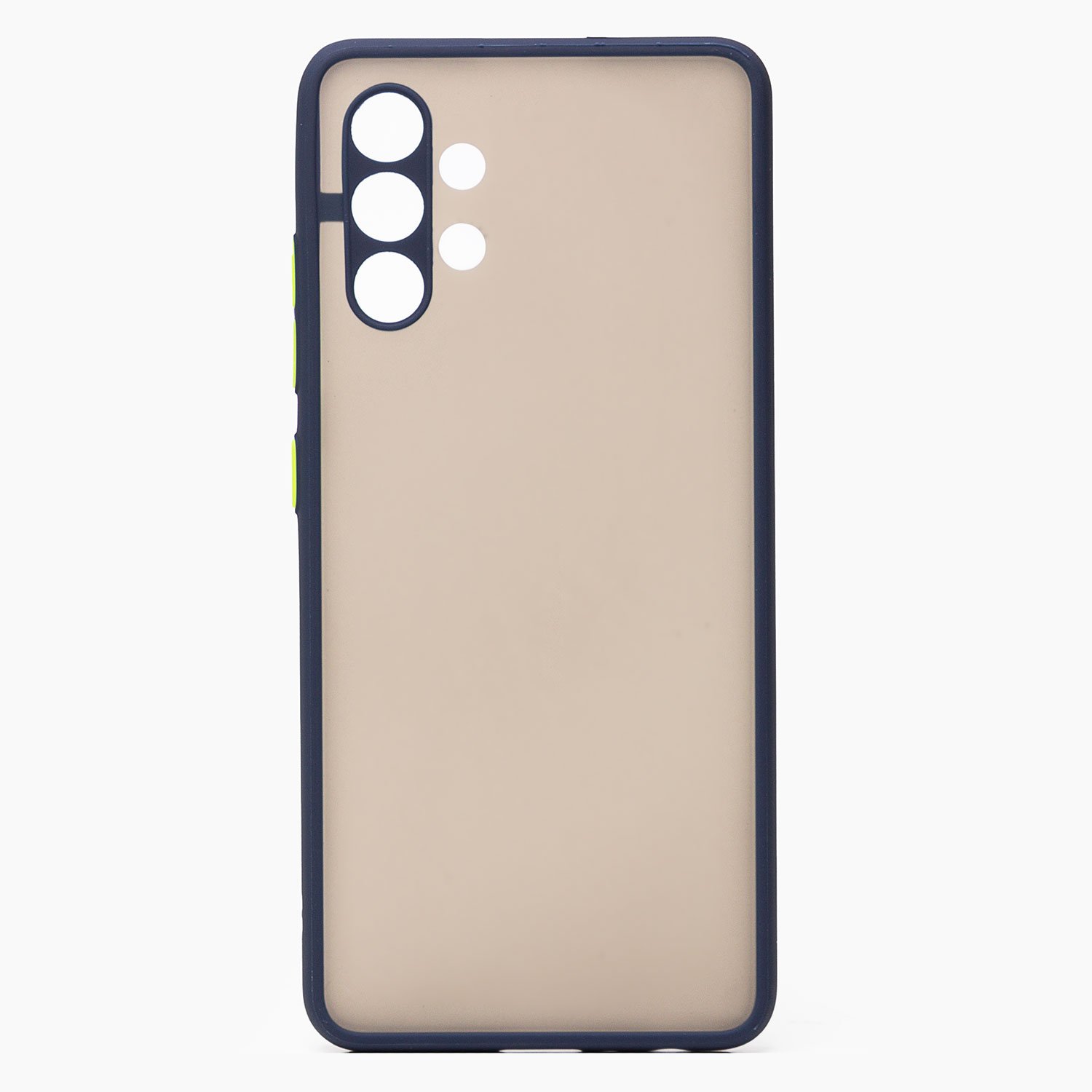 Чехол Samsung SM-A325F (Galaxy A32) пластиковый с окантовкой <синий>