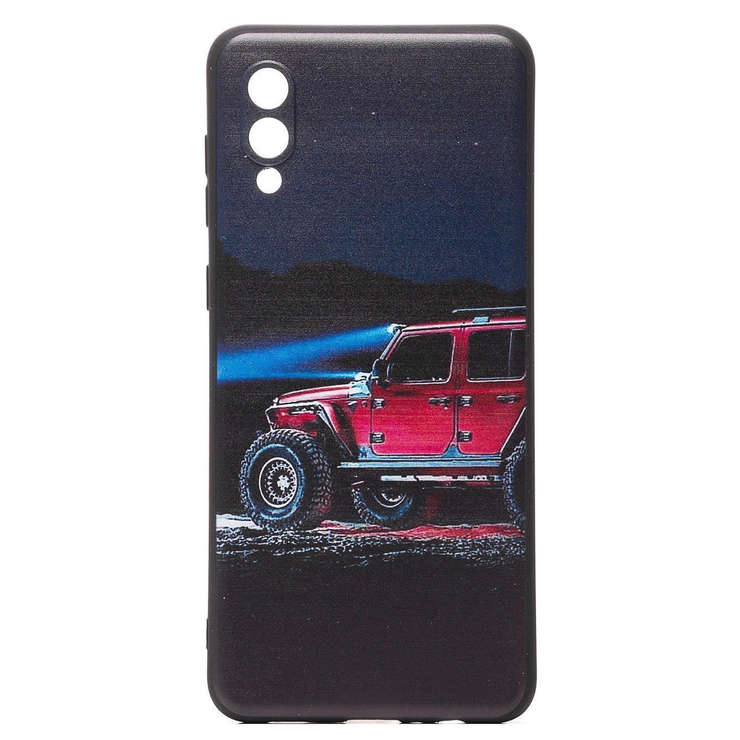 

Чехол Samsung SM-A022F (Galaxy A02) силиконовый (рис. 185/013), Черный