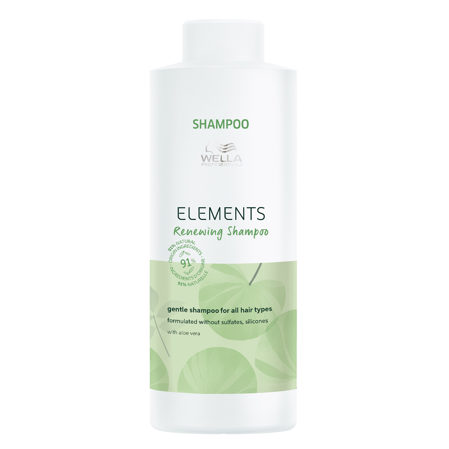 Обновляющий шампунь для всех типов волос Wella Professionals Elements Renewing 1000 мл шампунь wella professionals elements calming 1000 мл