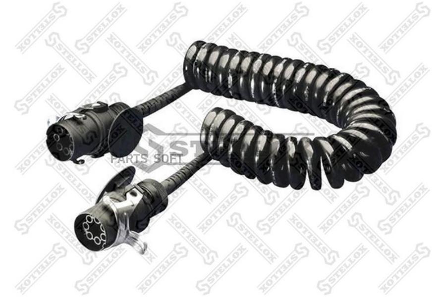 

STELLOX 88-01602-SX_кабель спиральный! EBS 7/7 полюсов,пласт,с 2 штекерами 24V,L=4500max,I