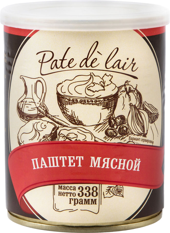 

Паштет Pate de Lair мясной 338г