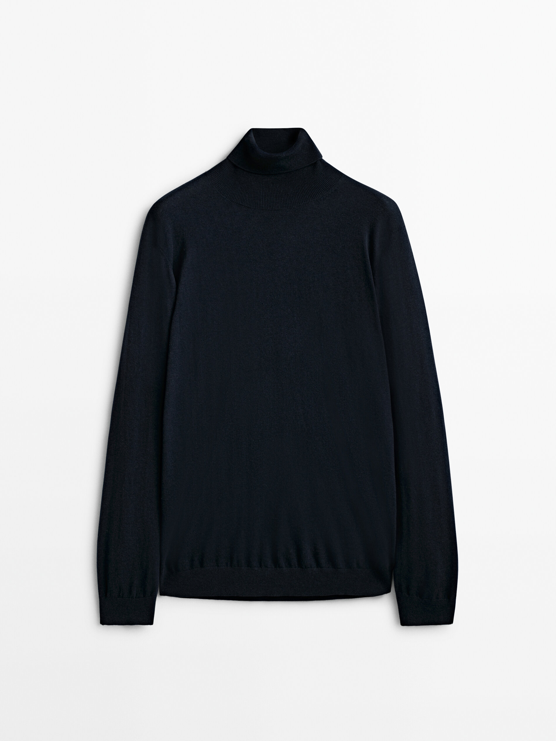 

Водолазка мужская Massimo Dutti 00932324401 синяя S, 00932324401