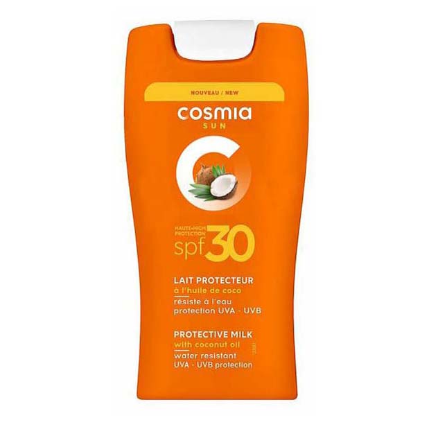 фото Молочко солнцезащитное cosmia высокая защита spf 30 200 мл