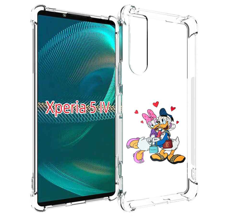 

Чехол MyPads модные-влюбленные-утки для Sony Xperia 5 IV (5-4), Прозрачный, Tocco