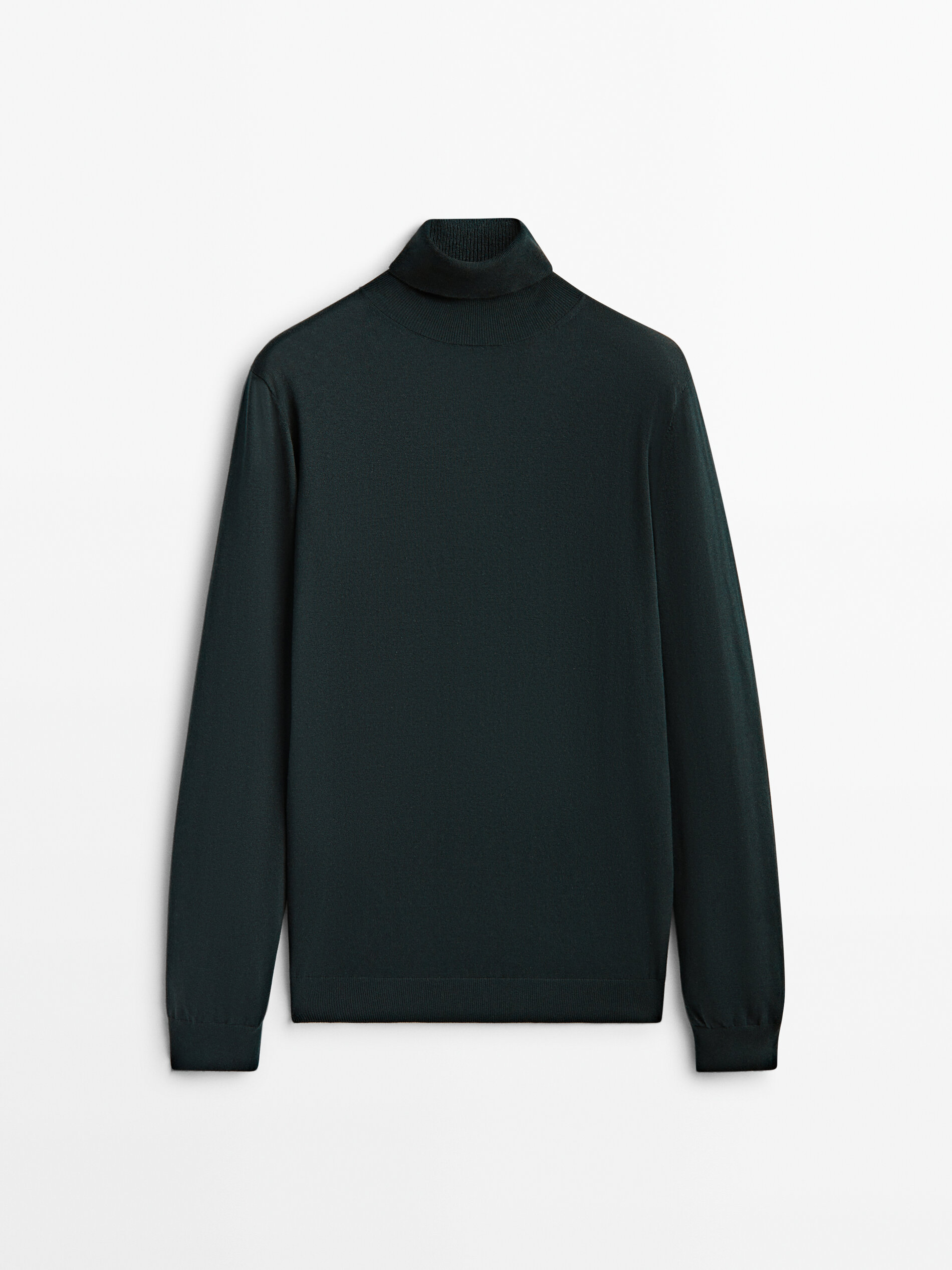

Водолазка мужская Massimo Dutti 00946414501 зеленая 2XL, 00946414501
