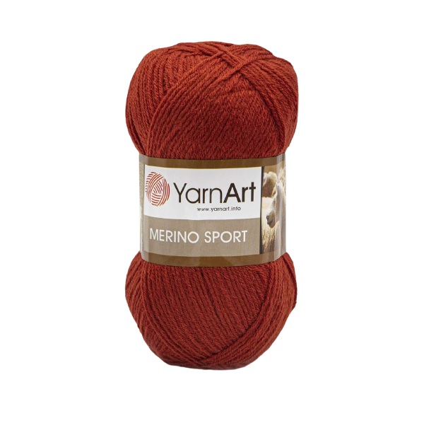 фото Пряжа yarnart 7732075_00003 merino sport 764 красный