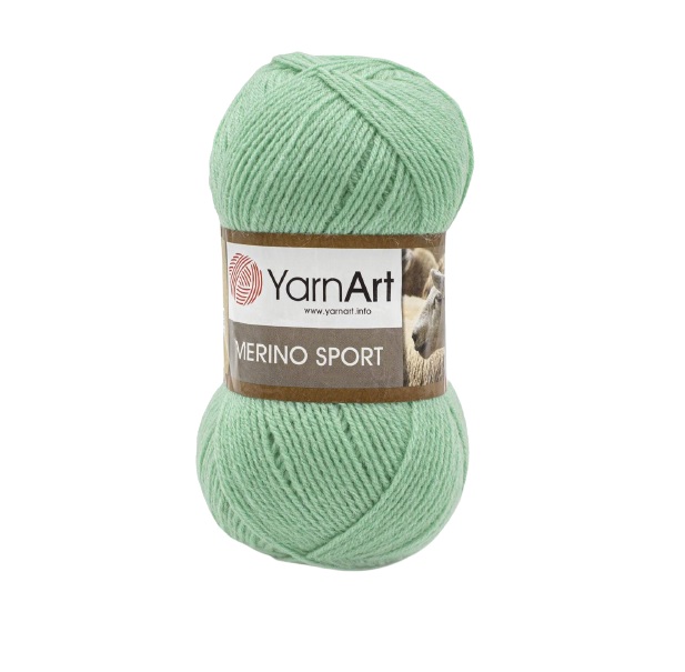 

Пряжа YarnArt 7732075_00007 Merino Sport 778 мятный, Merino Sport