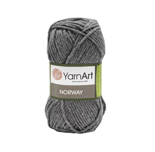 

Пряжа YarnArt Norway 100г, 105м (100% акрил) (29 серый), 5 мотков, Norway