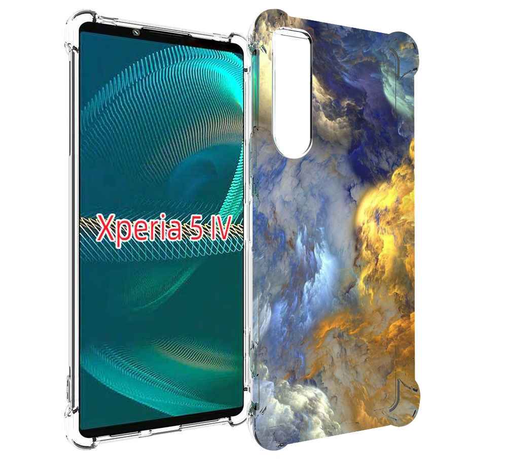 

Чехол MyPads мраморное небо для Sony Xperia 5 IV (5-4), Прозрачный, Tocco