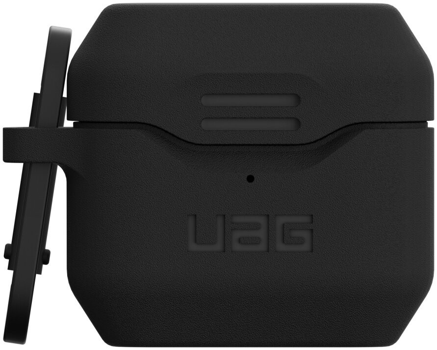 фото Чехол с карабином uag standard issue silicone_001 case для airpods 3, black