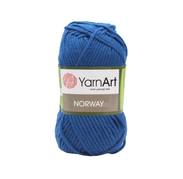 

Пряжа YarnArt Norway 100г, 105м (100% акрил) (209 синий), 5 мотков, Norway