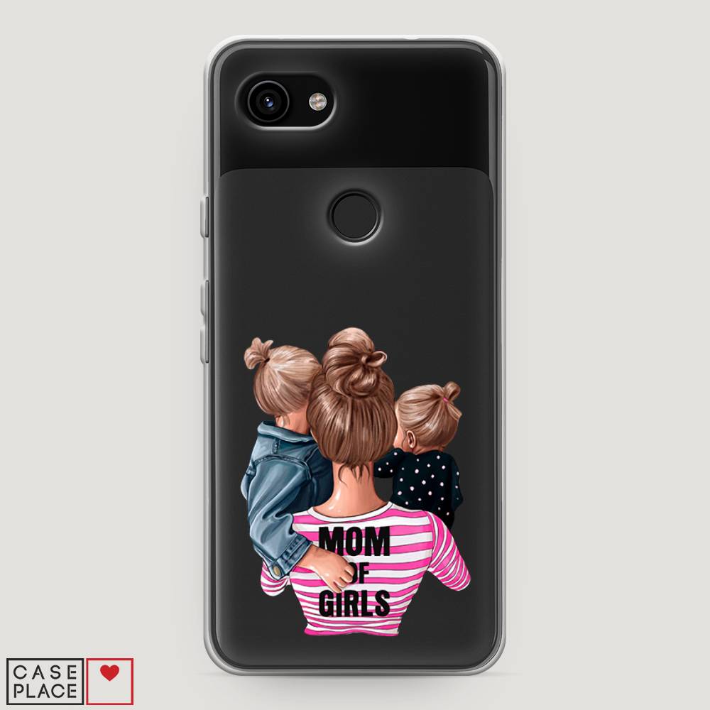 

Чехол Awog на Google Pixel 3a "Mom of Girls", Разноцветный, 270150-6