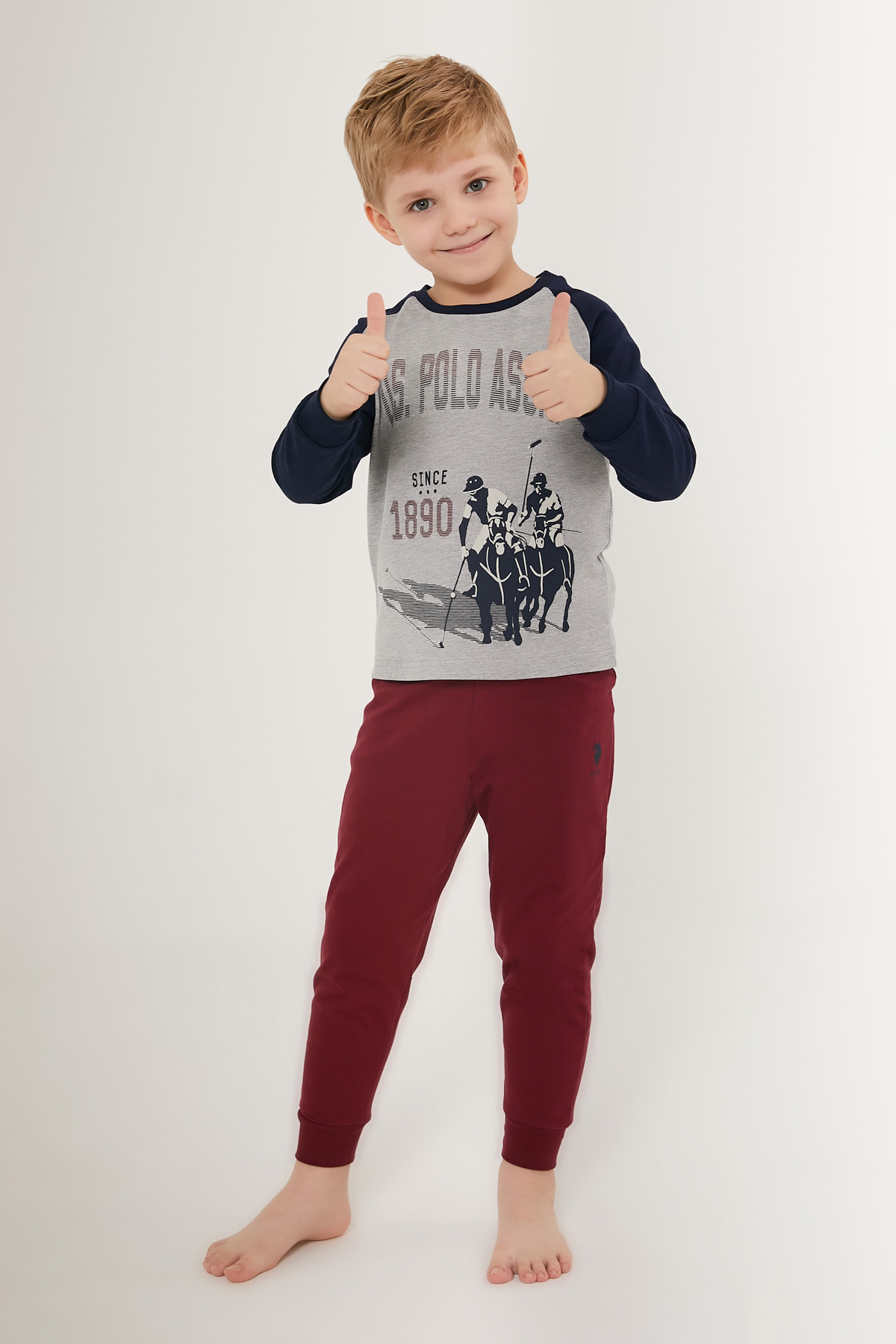 

Костюм повседневный US Polo Assn G083SZ0HF0US1514_VR086, бордовый, серый, 116, G083SZ0HF0US1514_VR086