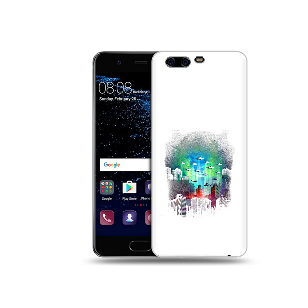 

Чехол MyPads Tocco для Huawei P10 город в свечении (PT60870.50.296), Прозрачный, Tocco
